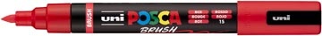 Posca Uni Posca paintmarker PC-5BR, 1 - 4 mm, penseel punt, rood