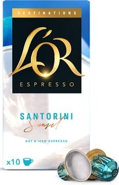 Douwe Egberts Douwe Egberts L'Or Destinations koffiecapsules, Santorini, pak van 10 stuks