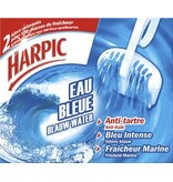Harpic Harpic toiletblok, blauw water, 38 g, pak van 2