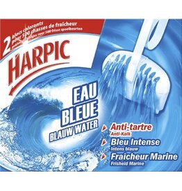 Harpic Harpic toiletblok, blauw water, 38 g, pak van 2