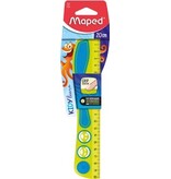 Maped Maped Lat Kidy'Grip 20 cm, geassorteerde kleuren, blister van 1 stuk