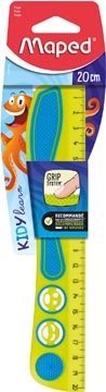 Maped Maped Lat Kidy'Grip 20 cm, geassorteerde kleuren, blister van 1 stuk