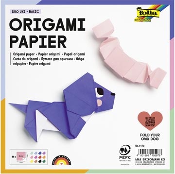 Folia Folia vouwpapier, ft 19 x 19 cm, pak van 96 vel