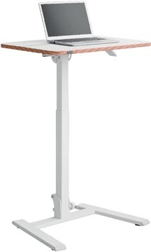 Leitz Leitz Ergo inklapbaar Zit/Sta bureau, ft blad 65 x 46 cm, manueel, op voet