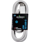Greenmouse Greenmouse kabel, USB-A naar USB-C, 1 m, woven