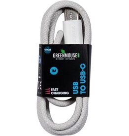 Greenmouse Greenmouse kabel, USB-A naar USB-C, 1 m, woven