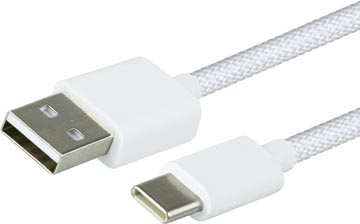Greenmouse Greenmouse kabel, USB-A naar USB-C, 1 m, woven