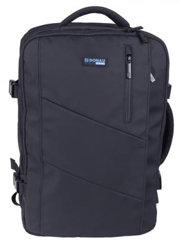 DONAU Donau Travel rugzak Prague, 32 l, 17 inch, zwart