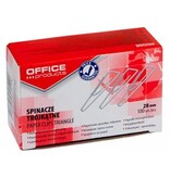 Office Products OFFICE products papierklemmen, 28 mm, gegalvaniseerd, driehoekig, doos van 100 stuks