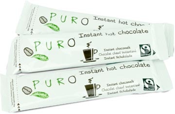 Puro Puro cacao poedersticks fairtrade, 30 g, doos van 100 stuks