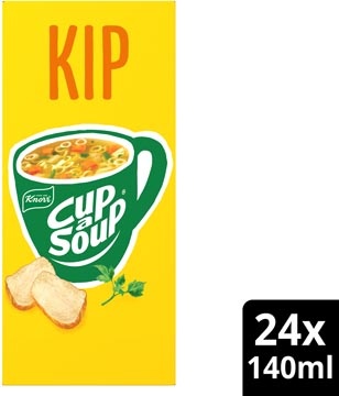 Cup A Soup Knorr Cup-a-Soup kip, pak van 24 zakjes