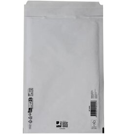 Q-CONNECT Q-CONNECT luchtkussenenveloppen, wit, 6-F, 240 x 350 mm, doos van 100 stuks