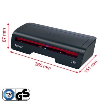 GBC GBC lamineermachine 240 Home Office, voor ft A4