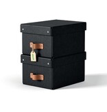 Leitz Leitz Puro opbergdoos, small, ft A5, 7 liter, zwart, pak van 2 stuks