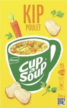 Cup A Soup Knorr Cup-a-Soup kip, pak van 21 zakjes