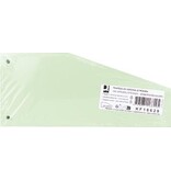 Q-CONNECT Q-CONNECT trapezium verdeelstroken, pak van 100 stuks, geassorteerde kleuren
