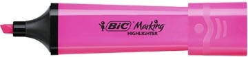 Bic Bic markeerstift Highlighter Flat, roze — levering per 12