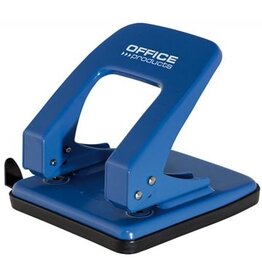 Office Products OFFICE products perforator, 40 blad, in metaal, blauw
