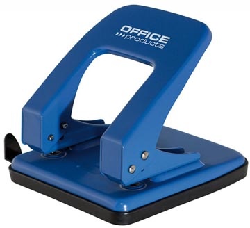 Office Products OFFICE products perforator, 40 blad, in metaal, blauw