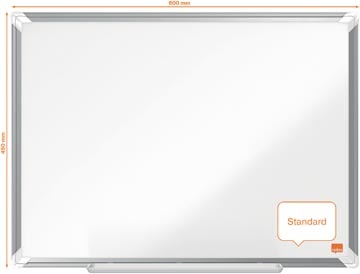 Nobo Nobo Premium Plus magnetisch whiteboard, gelakt staal, ft 60 x 45 cm