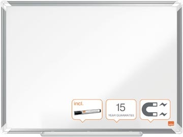 Nobo Nobo Premium Plus magnetisch whiteboard, gelakt staal, ft 60 x 45 cm