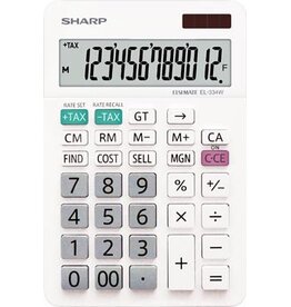 Sharp Sharp bureaurekenmachine EL-334W, wit