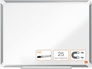 Nobo Nobo Premium Plus magnetisch whiteboard, emaille, ft 60 x 45 cm