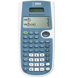 Texas Instruments Texas wetenschappelijke rekenmachine TI-30XS Multiview, werkt op zonnecellen en batterijen