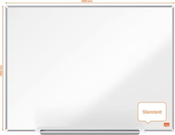 Nobo Nobo Impression Pro magnetisch whiteboard, emaille, ft 60 x 45 cm