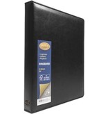 Multo Multo ringmap Hannibal voor ft A5, 17 ringen van 19 mm, zwart kunstleer