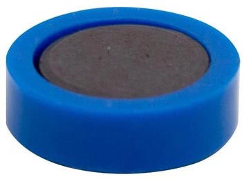Q-CONNECT Q-CONNECT magneten, 20 mm, blauw, pak van 10 stuks
