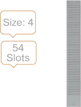 Nobo Nobo planbordpaneel index 4, 54 vakjes, ft 96 x 12,8 cm