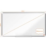 Nobo Nobo Premium Plus Widescreen magnetisch whiteboard, emaille, ft 89 x 50 cm