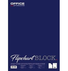 Office Products OFFICE products flip-overblok, 58,5 x 81 cm, geruit, 20 vel