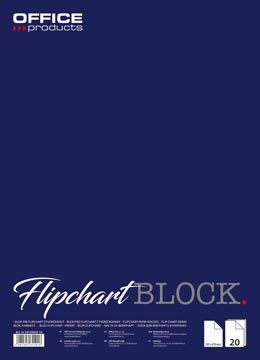Office Products OFFICE products flip-overblok, 58,5 x 81 cm, geruit, 20 vel