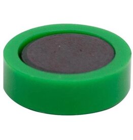 Q-CONNECT Q-CONNECT magneten, 20 mm, groen, pak van 10 stuks