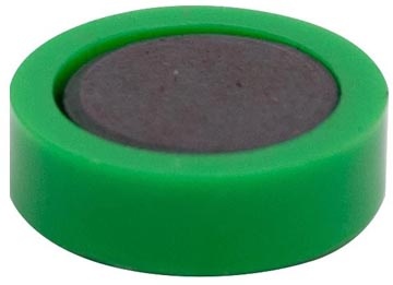 Q-CONNECT Q-CONNECT magneten, 20 mm, groen, pak van 10 stuks