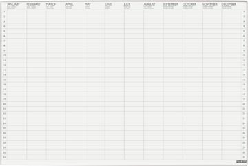 Desq Desq jaarplanner Ultra Thin, magnetisch, ft 60 x 90 cm