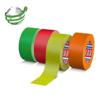 Tesa tesa textieltape, 19 mm x 25 m, neon roze — levering per 8