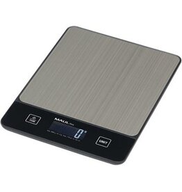 Maul MAUL postweegschaal Libra, weegt tot 5 kg, gewichtsinterval van 1 gram,  incl. batterij, zwart/grijs