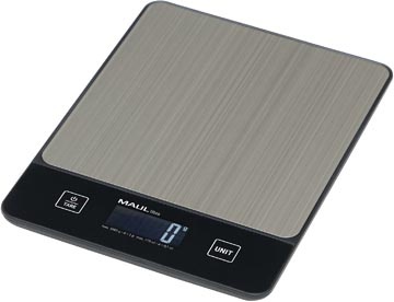 Maul MAUL postweegschaal Libra, weegt tot 5 kg, gewichtsinterval van 1 gram,  incl. batterij, zwart/grijs