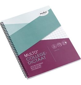 Multo Multo collegedictaat ft A4, geruit 10 mm, 23-gaats