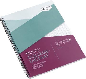 Multo Multo collegedictaat ft A4, geruit 10 mm, 23-gaats