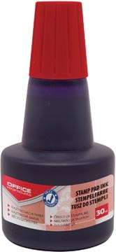 Office Products OFFICE products stempelinkt, zonder olie, 30 ml, rood