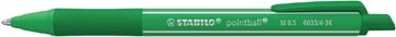 Stabilo STABILO Pointball colorful balpen, medium punt, groen