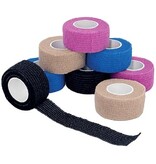 Q-CONNECT Q-CONNECT vingerverband, 2,5 cm x 4,5 m, doos van 8 rollen in verschillende kleuren