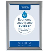 Europel Europel clicklijst Economy, waterdicht, 25 mm, ft A4, zilver