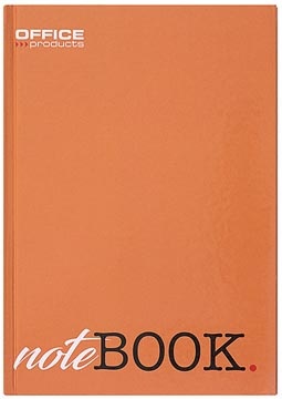 Office Products OFFICE products schrift met harde kaft, A5, 96 blad, met kantlijn, gelijnd