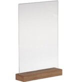 Europel Europel folderhouder Premium, met houten T-voet, ft A4, staand