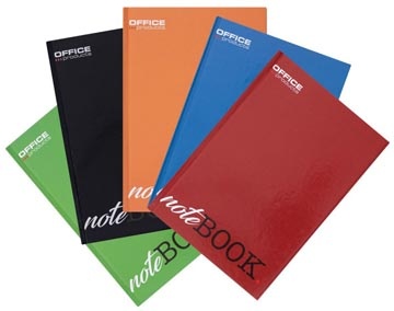 Office Products OFFICE products schrift met harde kaft, A4, 96 blad, met kantlijn, gelijnd